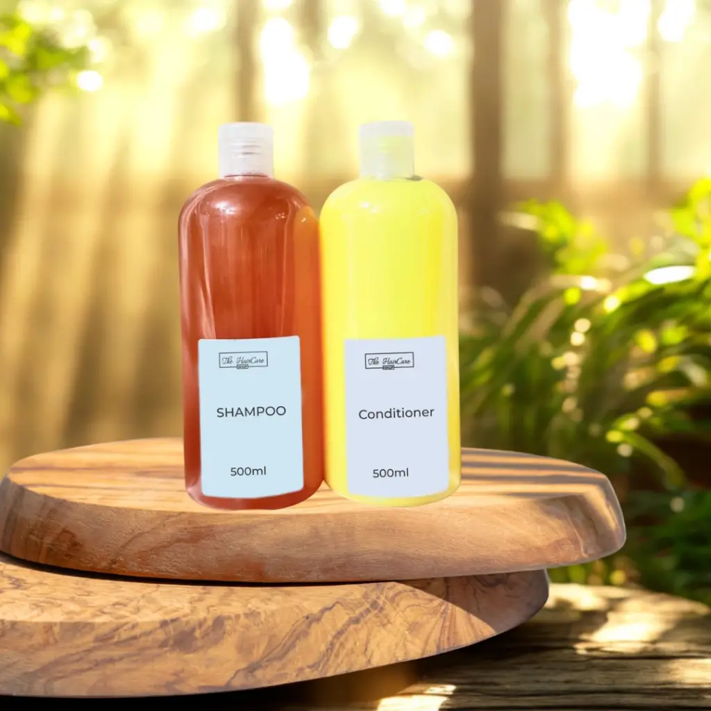 Which shampoo and conditioner are best for dry, curly hair in Cape Town's weather? 1 Rooibos hair set