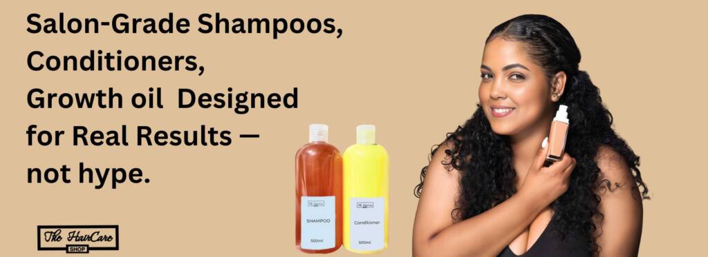 offering salon-grade shampoos, conditioners, growth oils, and treatment masques designed for real results — not hype.